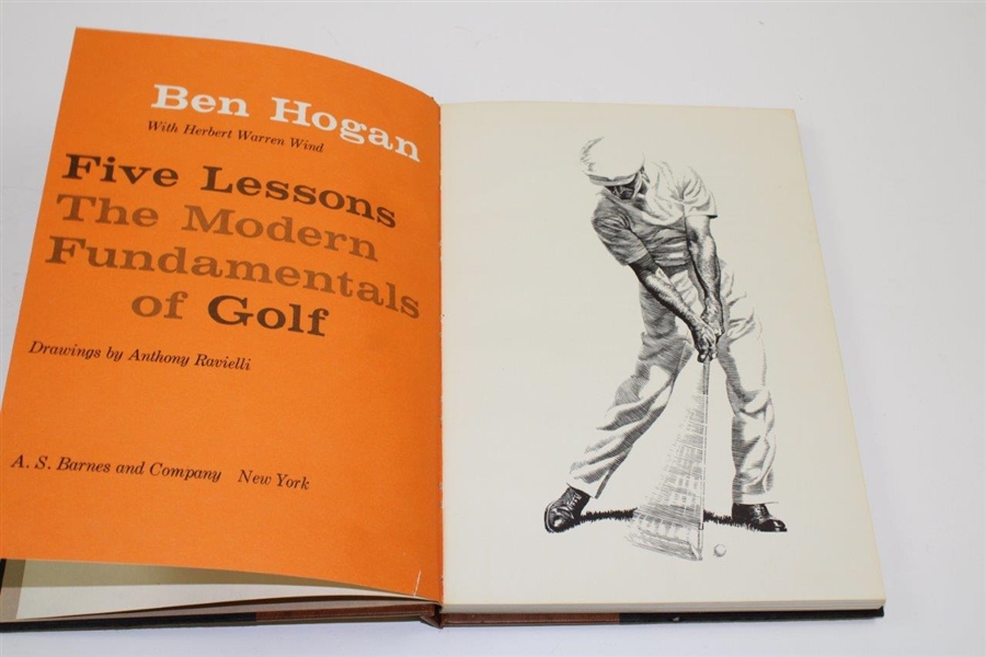 1957 Ben Hogan's Five Lessons Deluxe Box with Slip Cover