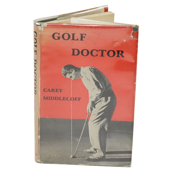 Carey Middlecoff Signed 1952 'Golf Doctor' Book JSA ALOA
