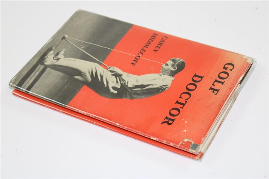 Carey Middlecoff Signed 1952 'Golf Doctor' Book JSA ALOA