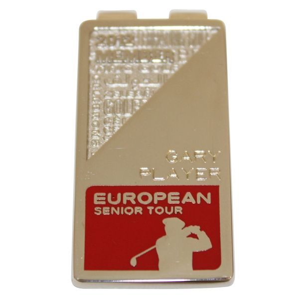 Gary Player's Personal 2012 European Senior Tour Member Badge/Clip 