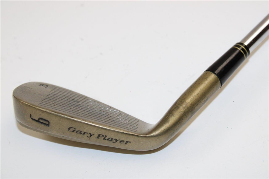 Gary Player's Personal Used Gary Player Ignitor Plus 9 Iron with Provenance Letter