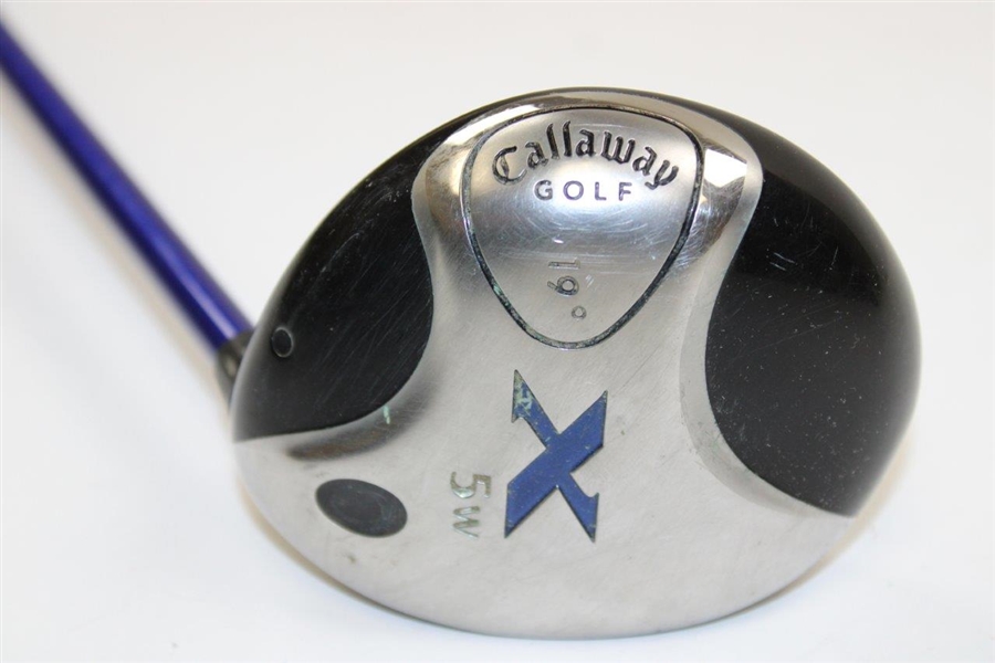 Gary Player's Personal Used Callaway 19 Degree X 5W 5-Wood with Provenance Letter