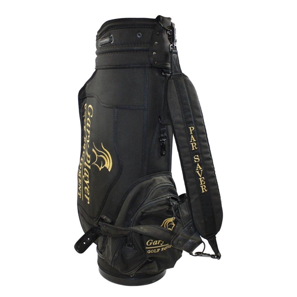 Gary Player's Personal Black & Gold Gary Player Black Knight Par Saver Full Size Golf Bag with Provenance Letter