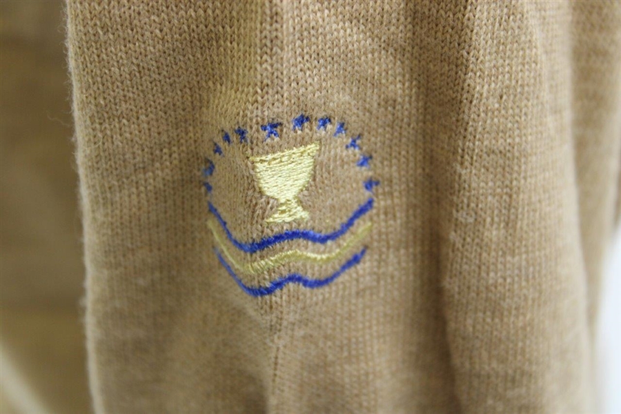 Gary Player's Personal The President's Cup Team Bobby Jones Sweater with Provenance Letter - Size S
