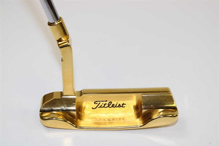 Champion Hal Sutton's Scotty Cameron Gold Plated Newport Tour Putter for 2000 Greater Greensboro Classic Win