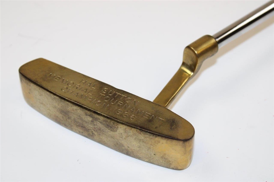 Champion Hal Sutton's PING Gold Plated PAL Putter for 1986 Memorial Tournament Win