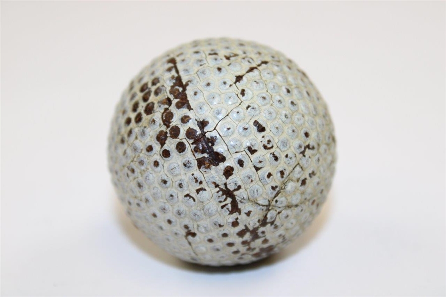 Vintage Spalding White Bramble 'Pat April 11, 99' Golf Ball