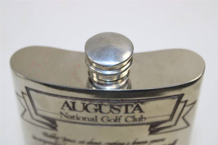 Augusta National Golf Club Sheffield Pewter Flask New in Box