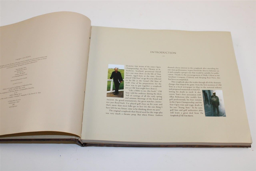 The Scrapbook of Old Tom Morris' Book Compiled by David Joy