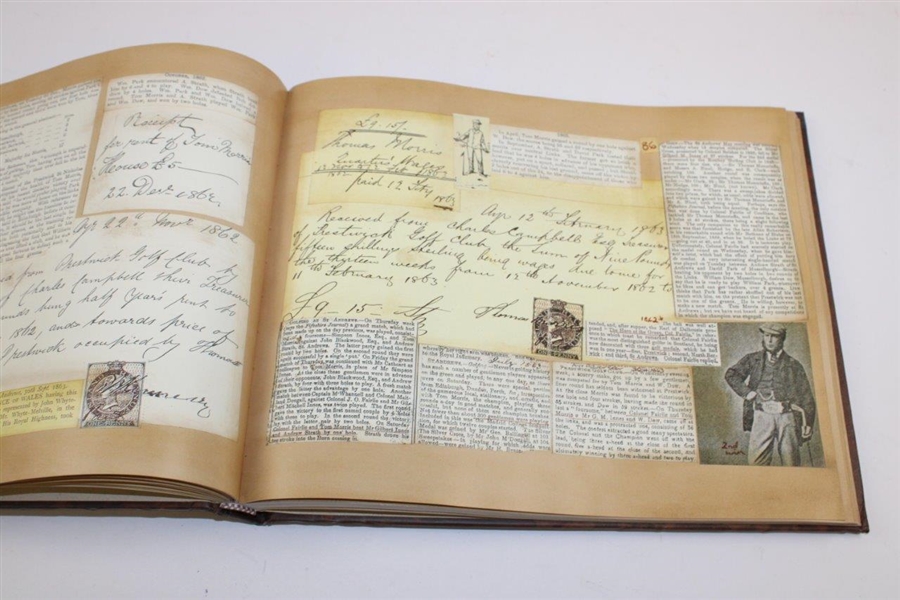 The Scrapbook of Old Tom Morris' Book Compiled by David Joy
