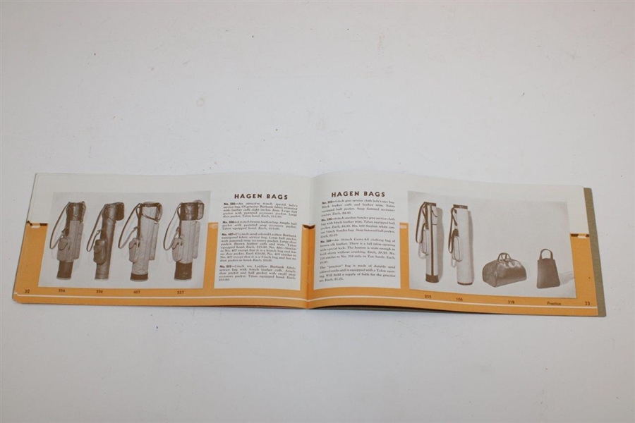 1934 Walter Hagen Products 'The Ultra in Golf Equipment' Catalog