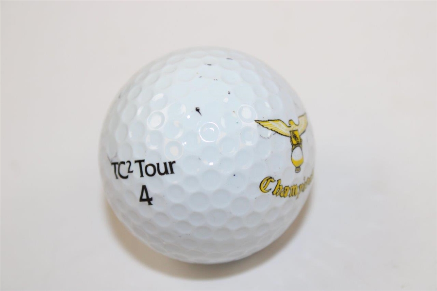 Jack Burke Signed Champions Club TC2 Tour Logo Golf Ball JSA ALOA