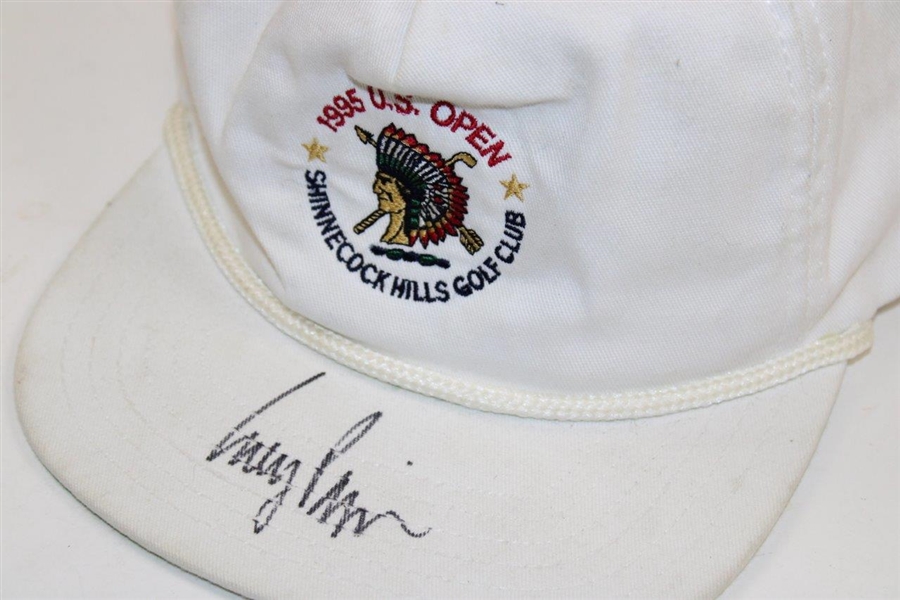Champion Corey Pavin Signed 1995 Us Open at Shinnecock Hills Golf Club White Hat JSA ALOA