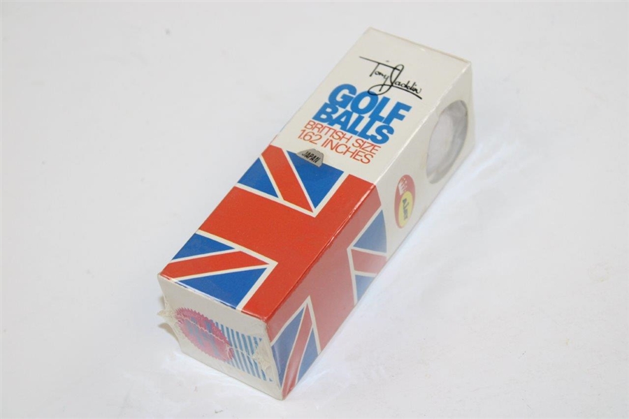 Sleeve of Classic Tony Jacklin British Size Golf Balls 1.62 Inches - Unopened