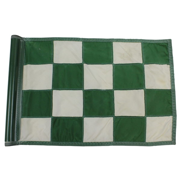Pebble Beach Green/White Checkered Course Flag