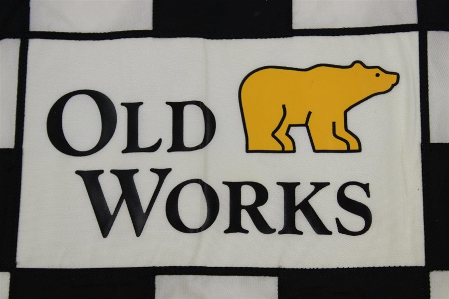 Jack Nicklaus Golden Bear Old Works Golf Course Flown Black & White Checkered Flag