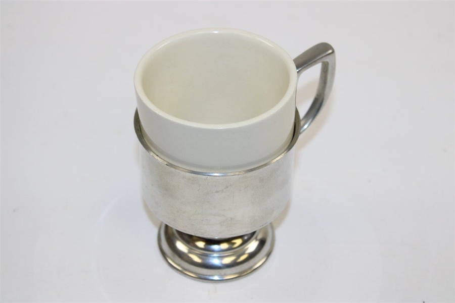 Unique PGA National Golf Club Kirkstieff Pewter Cup with Ceramic Insert