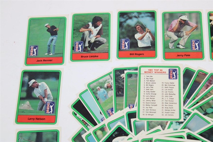 1982 PGA Official Golf Card Set - Bob Burns Collection