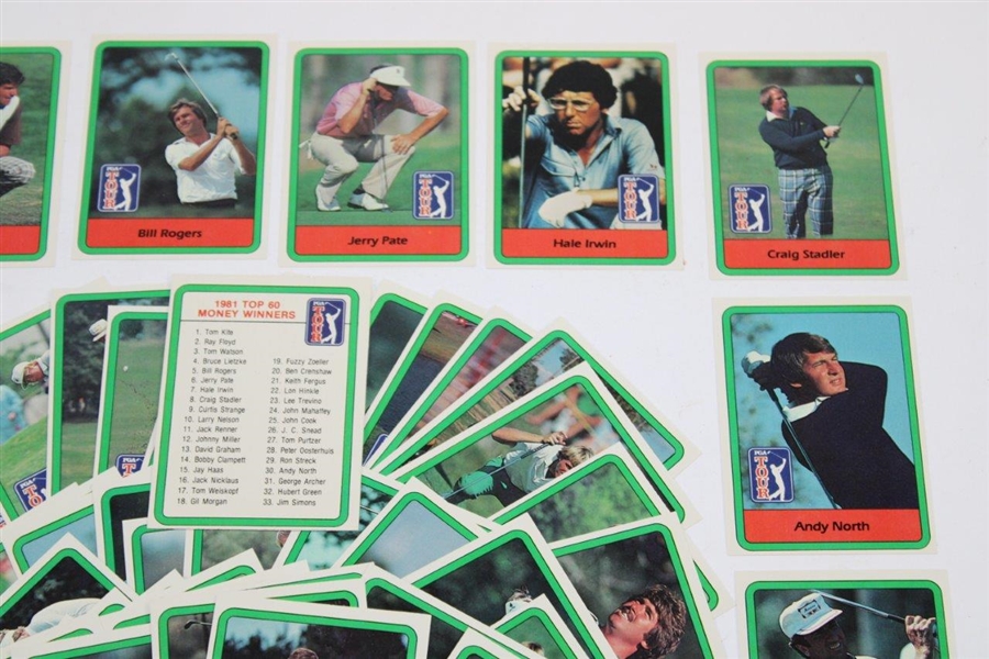 1982 PGA Official Golf Card Set - Bob Burns Collection