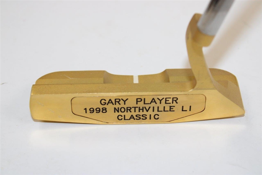 Gary Player 1998 Northville LI Classic Winner Bobby Grace Gold Plated Putter