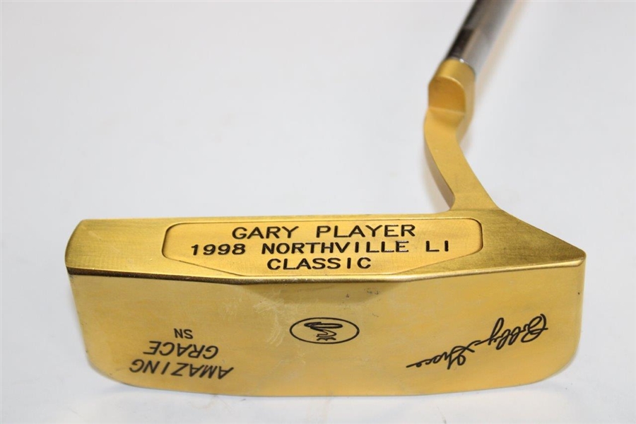 Gary Player 1998 Northville LI Classic Winner Bobby Grace Gold Plated Putter