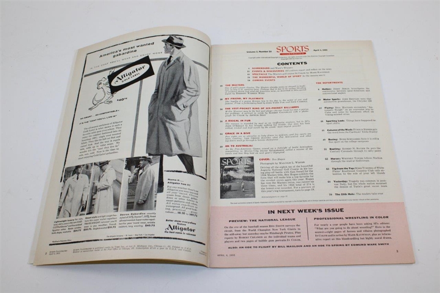 Ben Hogan Signed Sports Illustrated April 4, 1955 Magazine JSA FULL #BB52035
