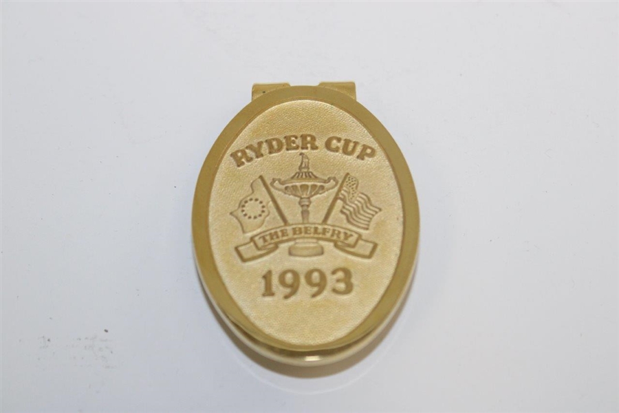 1993 Ryder Cup at The Belfry Commemorative Money Clip in Box
