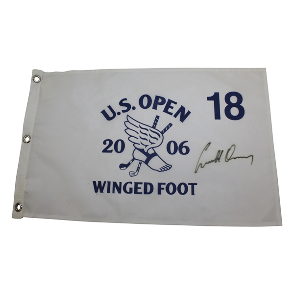 Geoff Ogilvy Signed 2006 US Open at Winged Foot Flag JSA ALOA