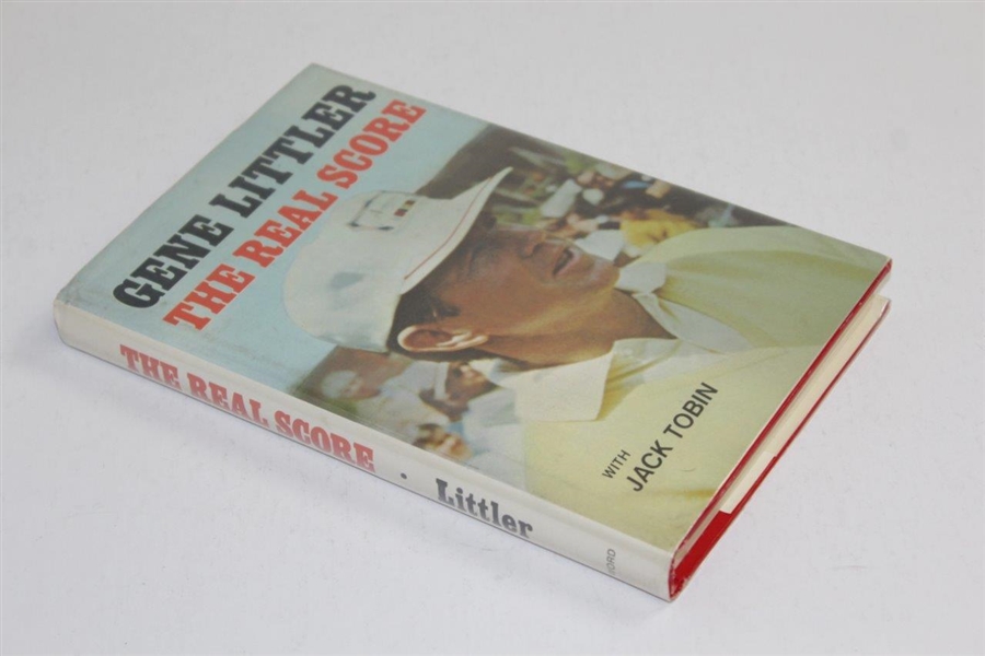 1976 'Gene Littler: The Real Score' Signed by Gene Littler - in Dust Jacket