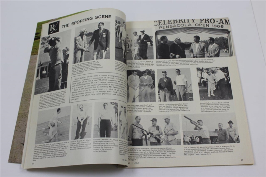 Ben Hogan Signed 1966 Golf & Travel Magazine - June/July JSA ALOA