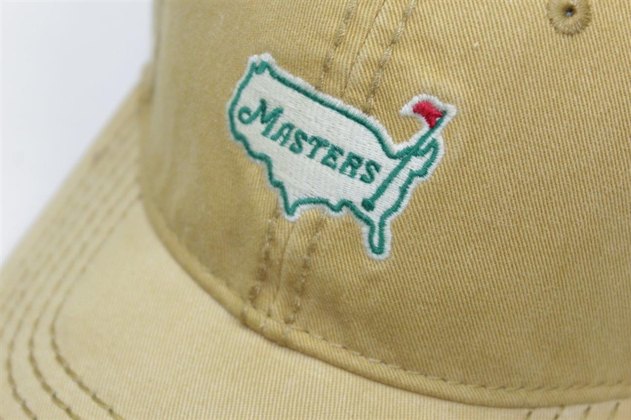 Masters Golden Embroidered Stitch Classic Logo American Needle Hat with Tag