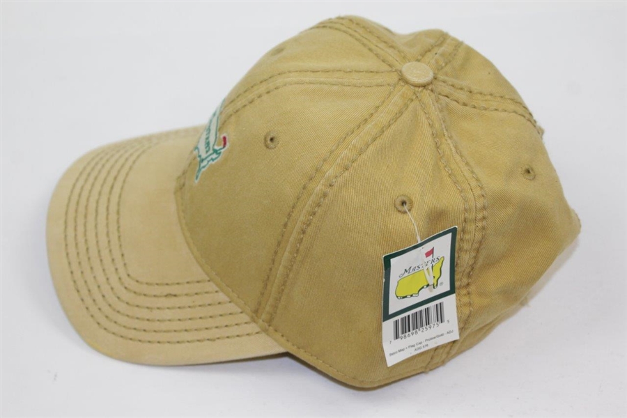Masters Golden Embroidered Stitch Classic Logo American Needle Hat with Tag