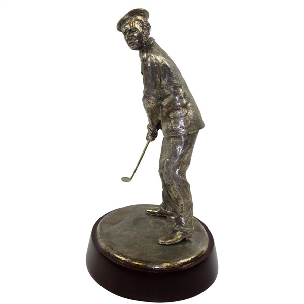 Young Tom Morris Solid Sterling Silver Golfer Figure on Plinth