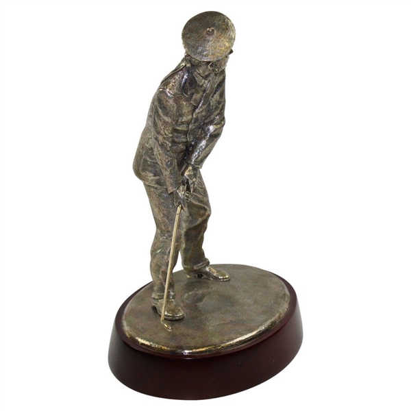 Young Tom Morris Solid Sterling Silver Golfer Figure on Plinth