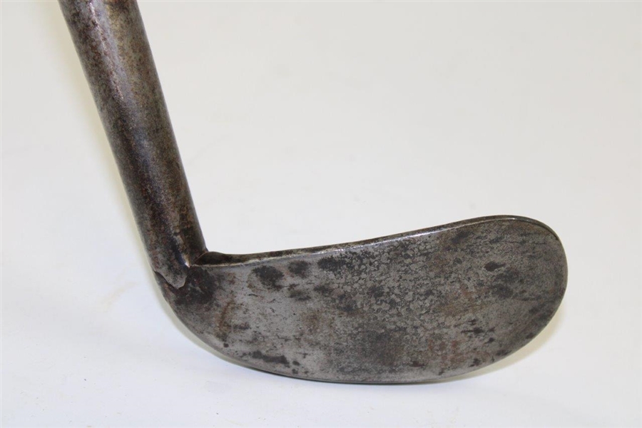 Rare Oval Bunker Iron with Knurled Ring Maker Hosel Mark - Woking GC Collection #24