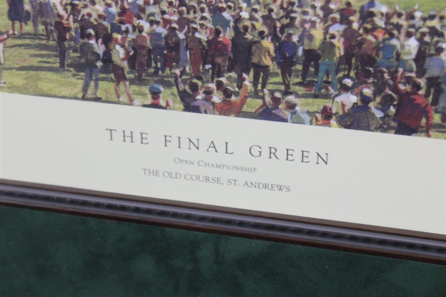 Arthur Weaver 'The Final Green' Ltd Ed #15/400 Print - 1995 Old Golf Shop - Framed