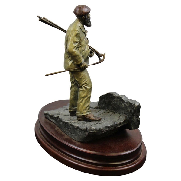 Ltd Ed Old Tom Morris 'Keeper of the Greens' Statue #319/2500 on Plinth by Michael Roche - 1991