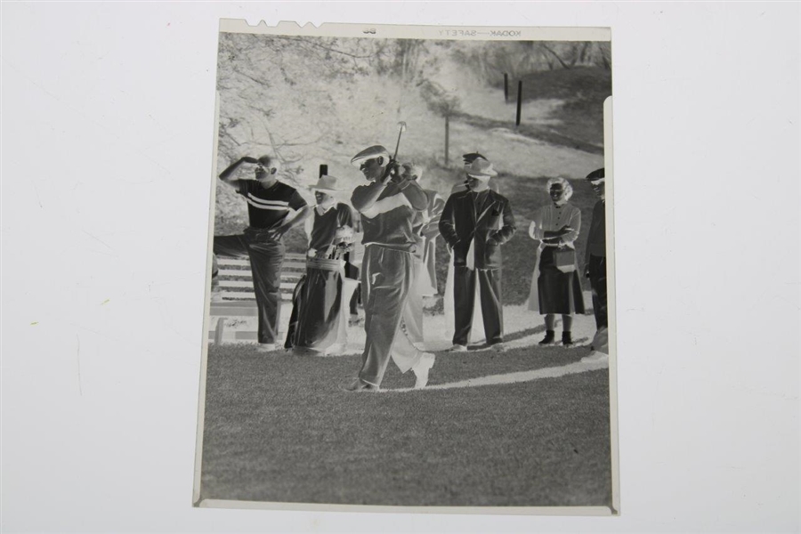 Ben Hogan 1948 US Open Photo with Original Negative