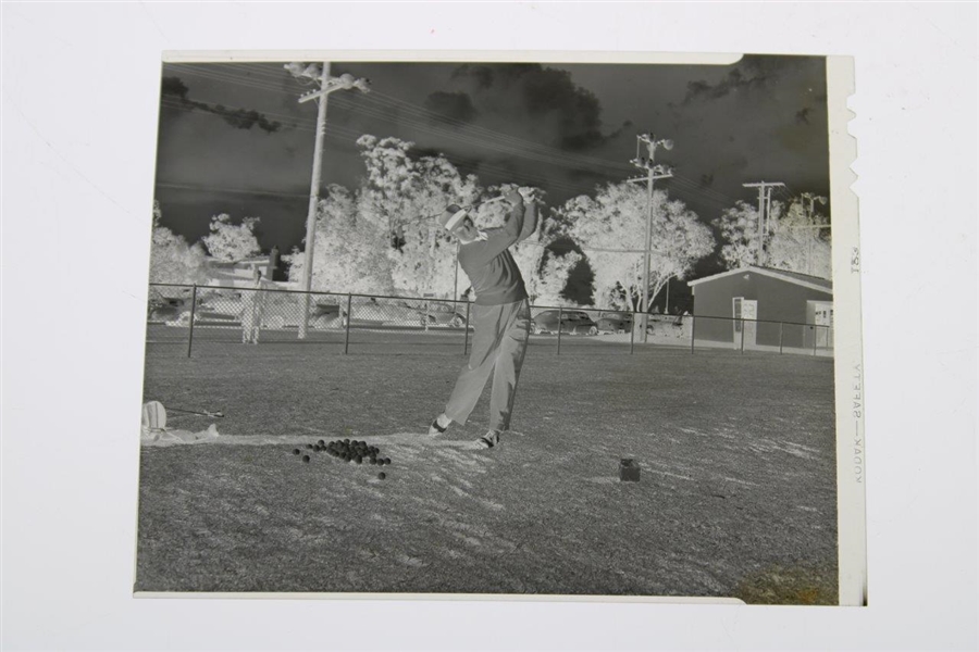 Sam Snead Long Beach 1949 Post-Swing Alex J. Morrison Photo with Original Negative