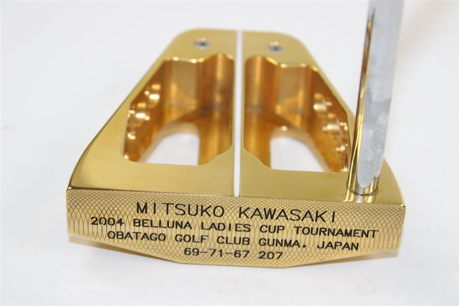 Mitsuko Kawasaki 2004 Belluna Ladies Cup Tournament Winner Bobby Grace Gold Plated Putter