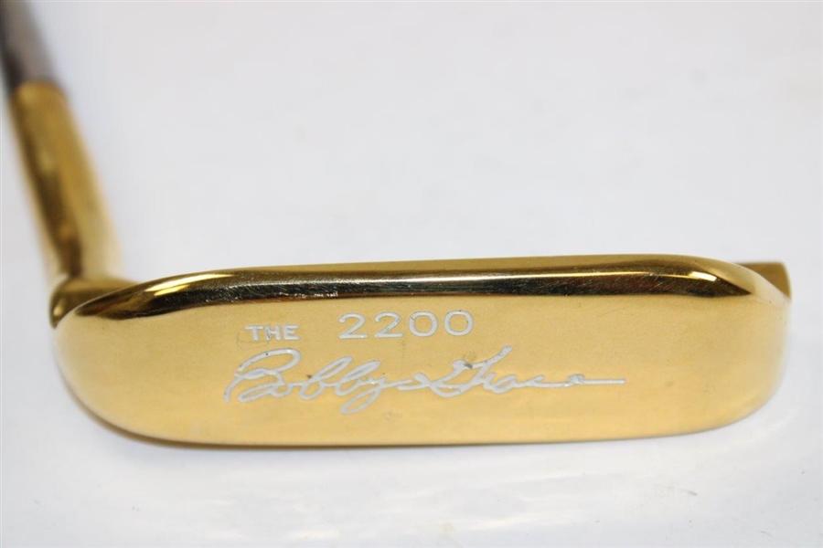 Laura Davies 1998 LPGA Skins Winner Bobby Grace Gold Plated Putter