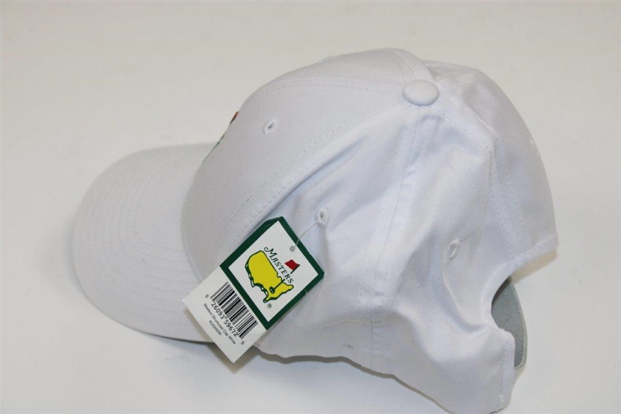 New & Unworn Masters Undated White Caddy Hat with Adidas ClimaCool XL Polo Shirt