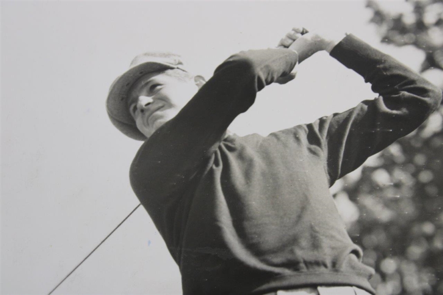 1937 Horton Smith at The Western Open One stroke Behind Sam Snead 6x8 Wire Photo