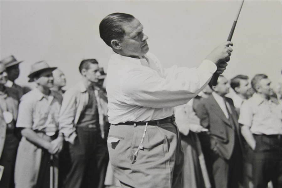 1941 Bobby Jones All-Stars Exhibition Against Walter Hagen's Ryder Cup Team 7x9 Wire Photo