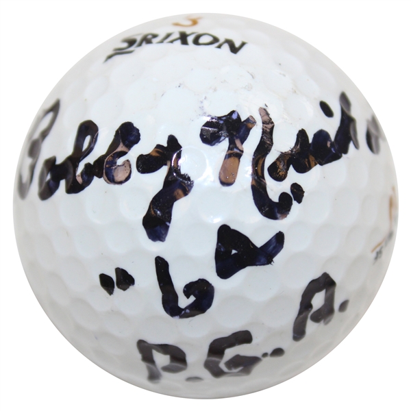 Bobby Nichols Signed Srixon Logo Golf Ball with Inscribed 64 PGA JSA ALOA