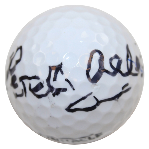 Peter Alliss Signed World Golf Hof Logo Golf Ball JSA ALOA