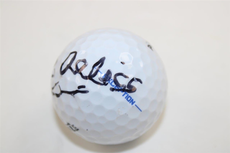 Peter Alliss Signed World Golf Hof Logo Golf Ball JSA ALOA