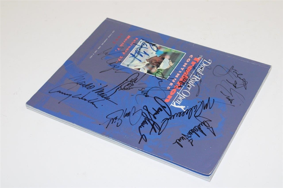 Payne Stewart, Julius Erving, Don Shula, Jeb Bush & more Signed 1993 Doral Program JSA ALOA