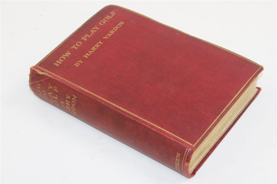 1912 'How To Play Golf' Fourth Edition Book by Harry Vardon 