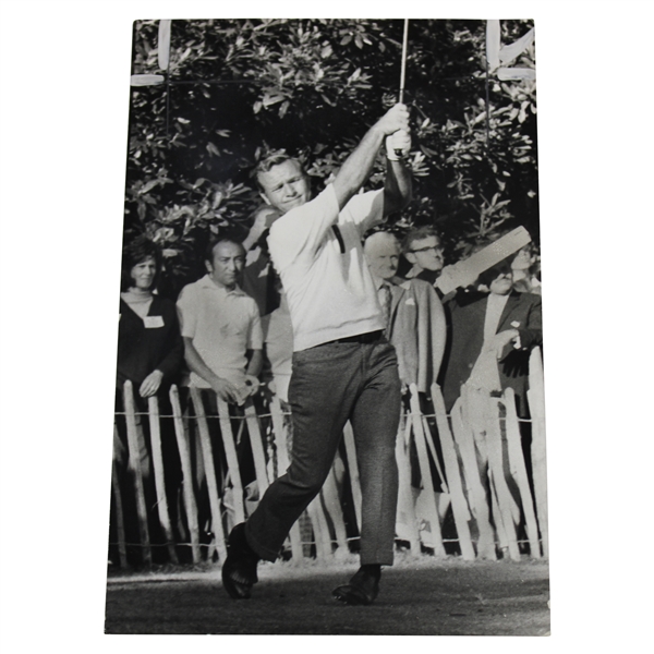 Arnold Palmer Great Close-Up Drive From The Daily Telegram 10/71  Wire Photo